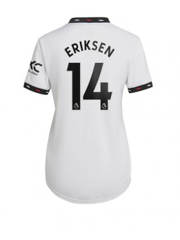 Manchester United Christian Eriksen #14 Auswärtstrikot für Frauen 2022-23 Kurzarm
